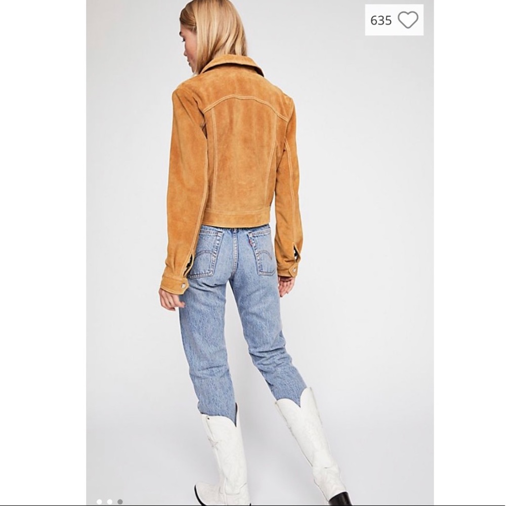 Free People In The Street Suede Jacket - Picture 3 of 4